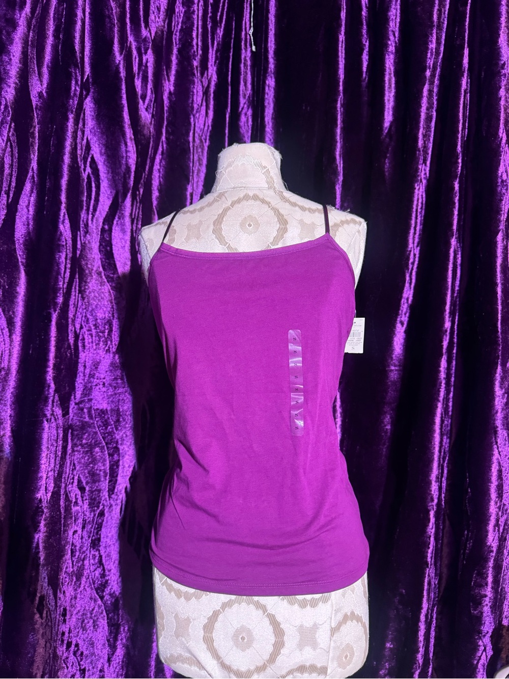 Ann Taylor Purple Cotton Tank Top